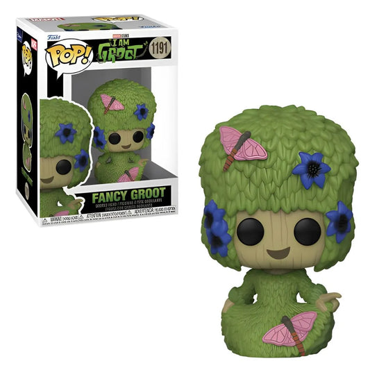 MARVEL: I AM GROOT - POP FUNKO VINYL FIGURE 1191 FANCY GROOT (MARIE HAIR) 9CM