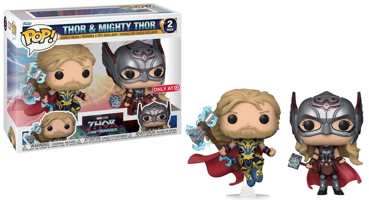 MARVEL: THOR L&T- POP FUNKO 2PK VINYL FIGURE 2 THOR & MIGHTY THOR