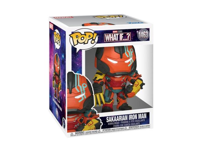MARVEL: WHAT IF - POP FUNKO SUPER VINYL FIGURE 1463 SAKAARIAN IRON MAN 15CM