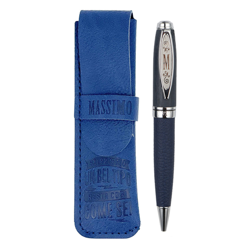 ✍️ Penna in Bamboo Personalizzata con Astuccio in Simil Pelle