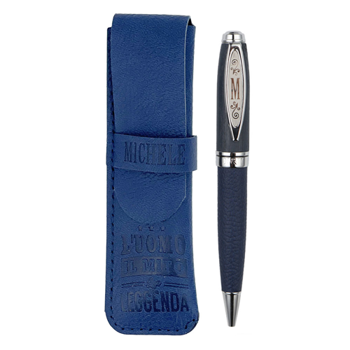 ✍️ Penna in Bamboo Personalizzata con Astuccio in Simil Pelle