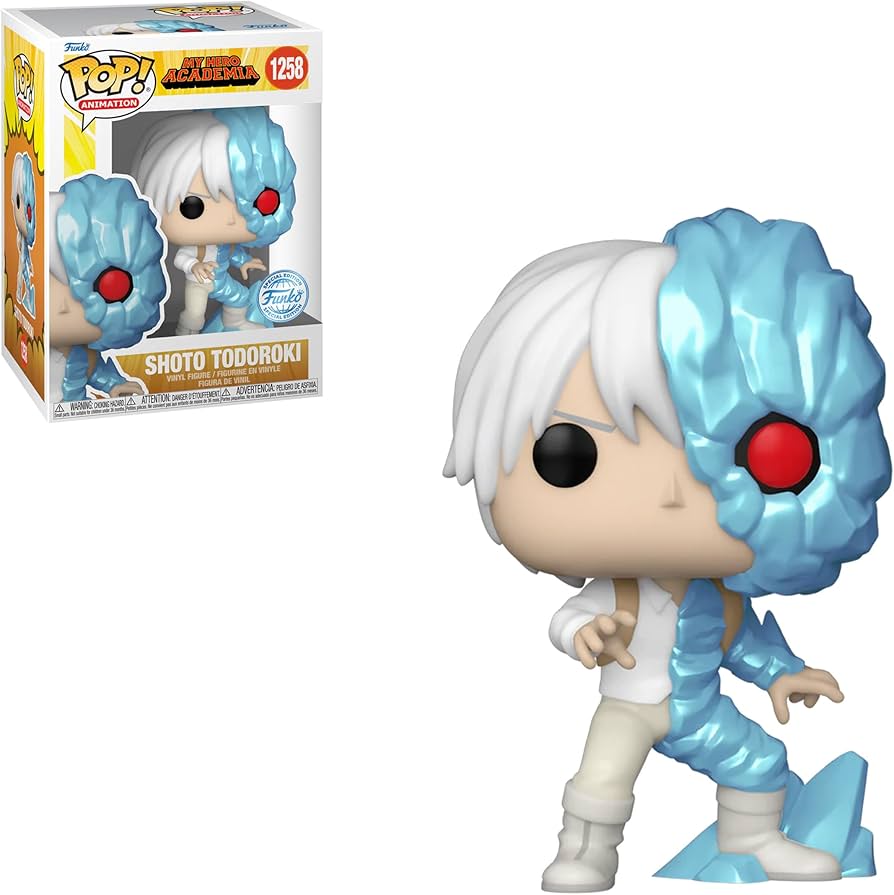 MY HERO ACADEMIA - POP FUNKO VINYL FIGURE 1258 ICE TODOROKI W/(GW) CHASE (ASSORTMENT 6PZ) 9CM GA EXCL
