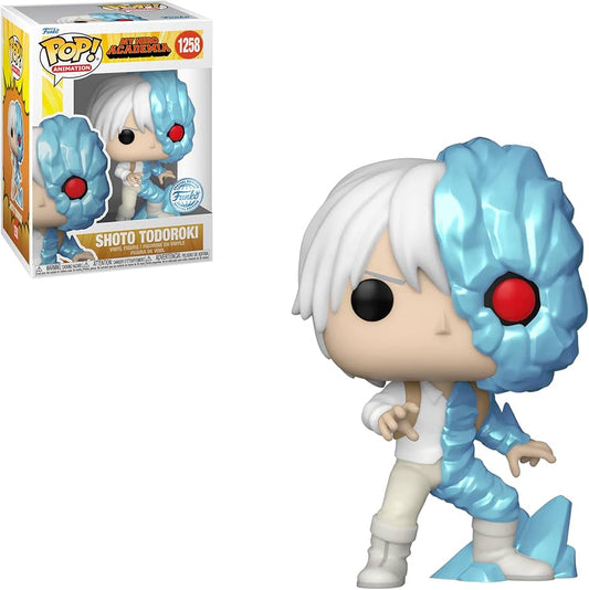 MY HERO ACADEMIA - POP FUNKO VINYL FIGURE 1258 ICE TODOROKI W/(GW) CHASE (ASSORTMENT 6PZ) 9CM GA EXCL
