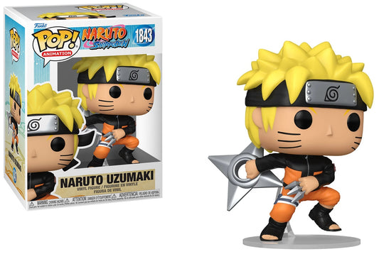 NARUTO SHIPPUDEN - POP FUNKO VINYL FIGURE 1843 NARUTO (SHRKN) REGULAR CHASE 9CM