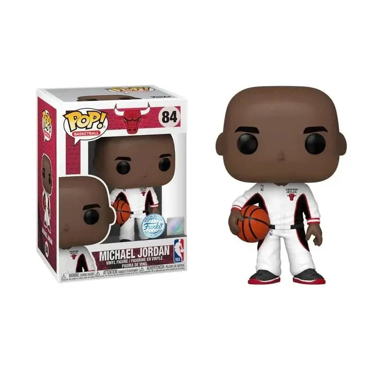 NBA - POP FUNKO VINYL FIGURE 84 MICHAEL JORDAN (BULLS WHITE WARMUP) 9CM