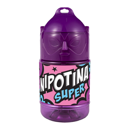 🦸♂️ Borraccia con Cannuccia Personalizzata Super Eroe 300 ml