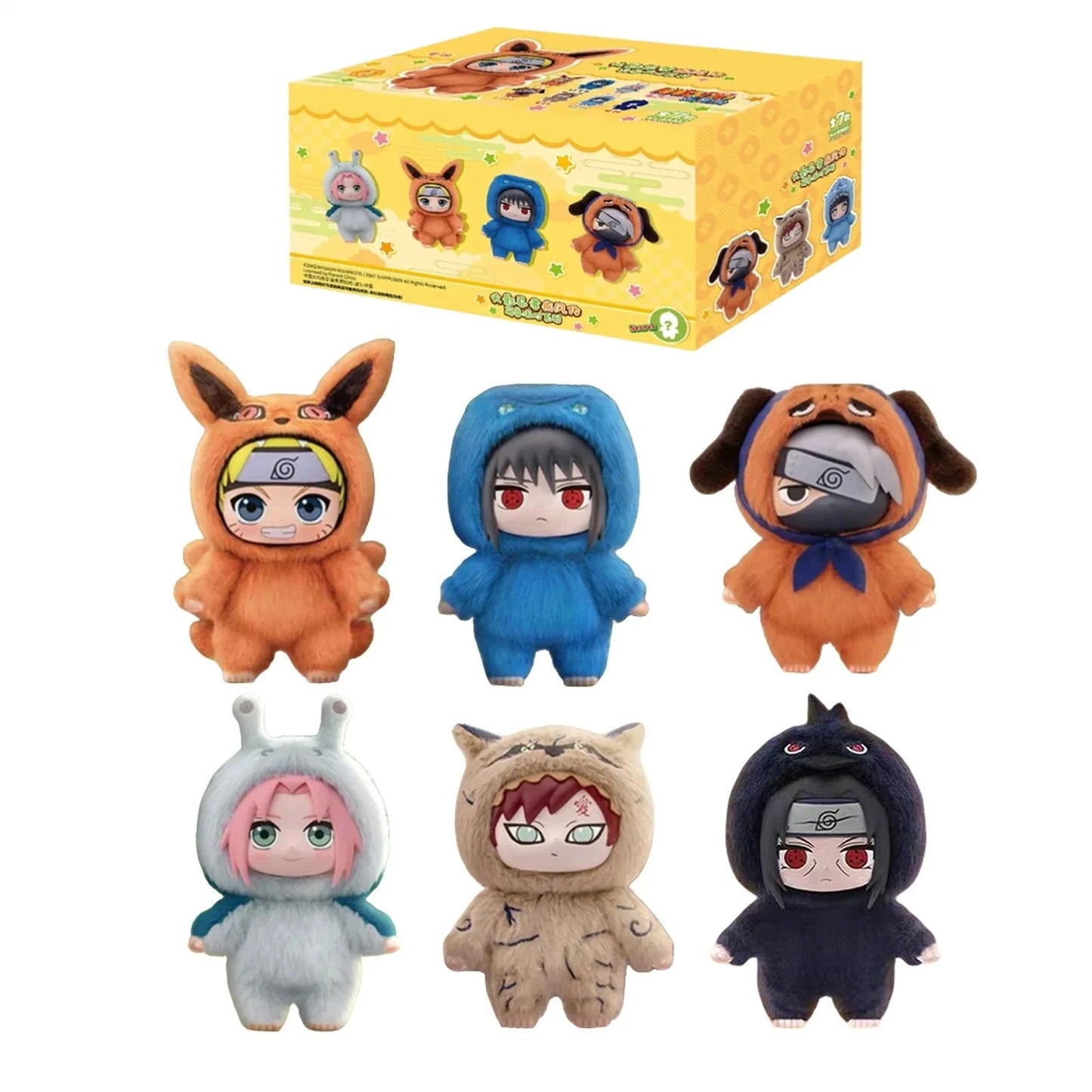 Naruto Beast Party Portachiavi Miniso Blind Box 1pz