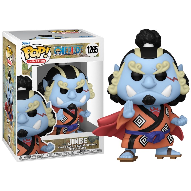 ONE PIECE - POP FUNKO VINYL FIGURE 1265 JINBE W/CHASE 9CM - REGULAR