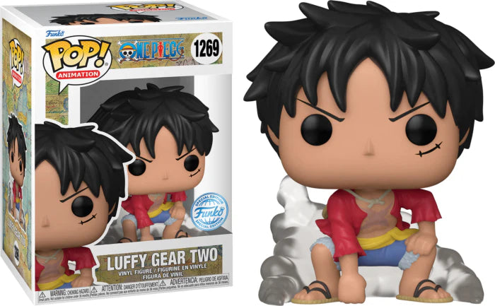 ONE PIECE - POP FUNKO VINYL FIGURE 1269 LUFFY GEAR TWO CHASE 9CM GA EXCL