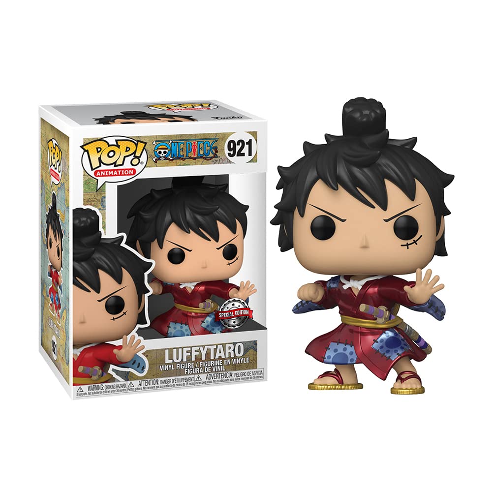 ONE PIECE - POP FUNKO VINYL FIGURE 921 LUFFY IN KIMONO (MT) 9CM COMICON 22 EXCL