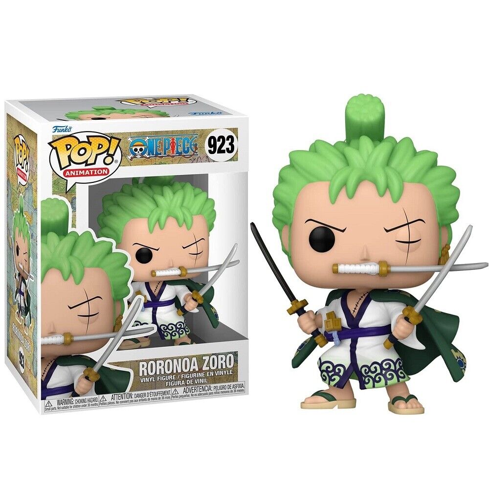 ONE PIECE - POP FUNKO VINYL FIGURE 923 RORONOA ZORO 9CM