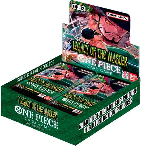 ONE PIECE CARD GAME OP-12 LEGACY OF THE MASTER BOX 24 BUST. ENG