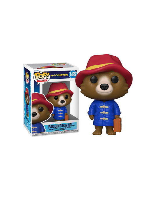 PADDINGTON - POP FUNKO VINYL FIGURE 1435 PADDINGTON W/ SUITCASE 9CM