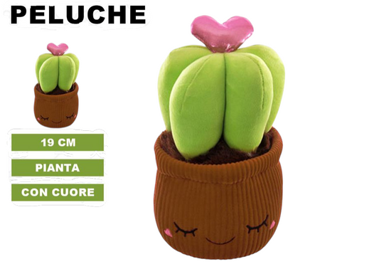 Peluche PIANTA C/CUORE