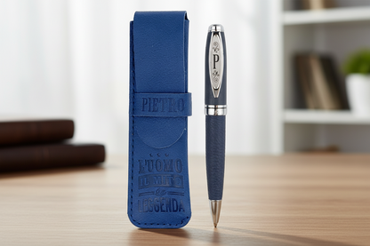 ✍️ Penna in Bamboo Personalizzata con Astuccio in Simil Pelle