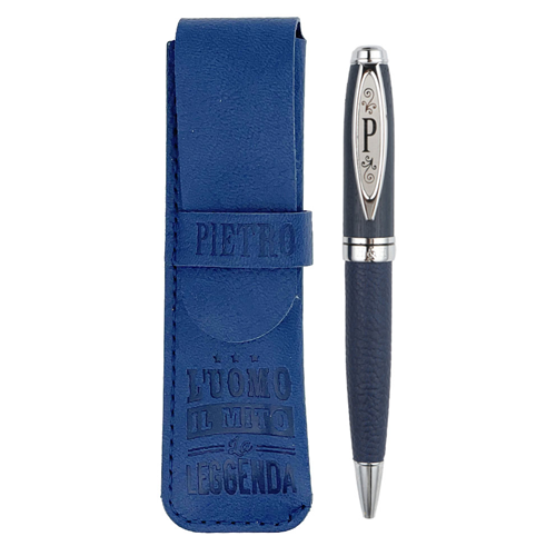 ✍️ Penna in Bamboo Personalizzata con Astuccio in Simil Pelle