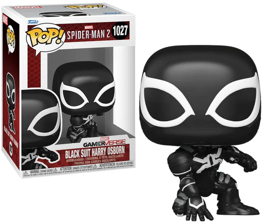 PLAYSTATION - SPIDER-MAN 2 - POP FUNKO VINYL FIGURE 1027 HARRY OSBORN (BLACK SUIT) 9CM