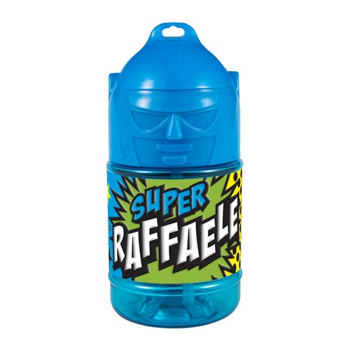 🦸♂️ Borraccia con Cannuccia Personalizzata Super Eroe 300 ml