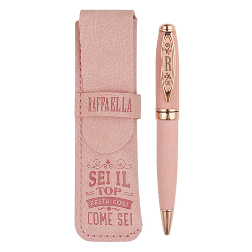 ✍️ Penna in Bamboo Personalizzata con Astuccio in Simil Pelle