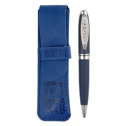 ✍️ Penna in Bamboo Personalizzata con Astuccio in Simil Pelle