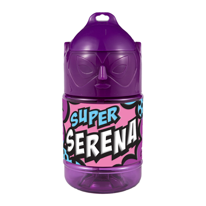 🦸♂️ Borraccia con Cannuccia Personalizzata Super Eroe 300 ml