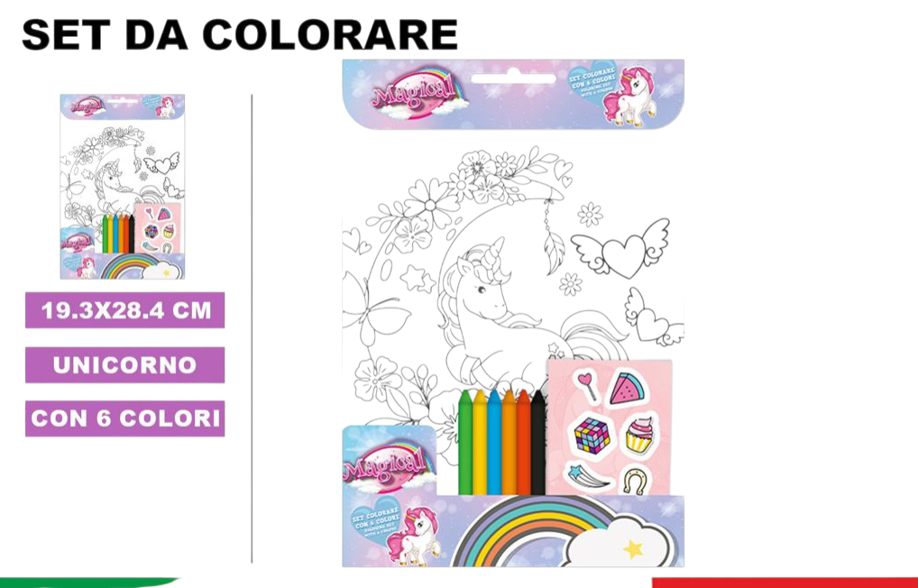 ALBUMCOLORI 20X29X2 UNICORN 48/48