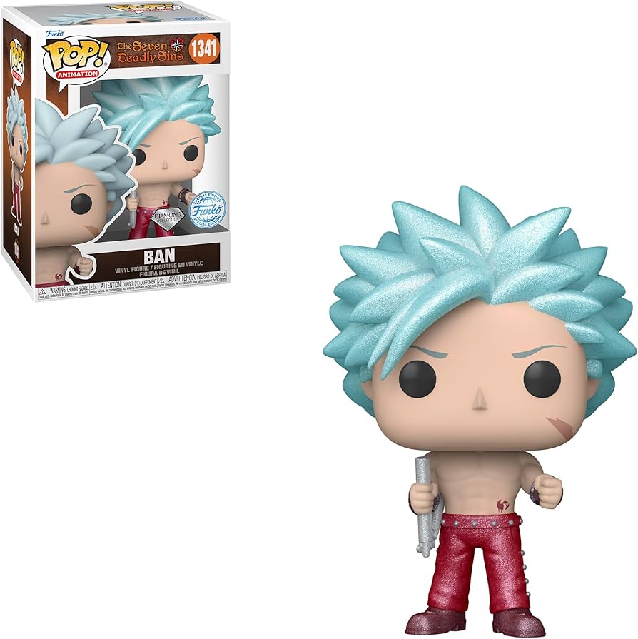 SEVEN DEADLY SINS - POP FUNKO VINYL FIGURE 1341 BAN (DGLT) 9CM GA EXCL