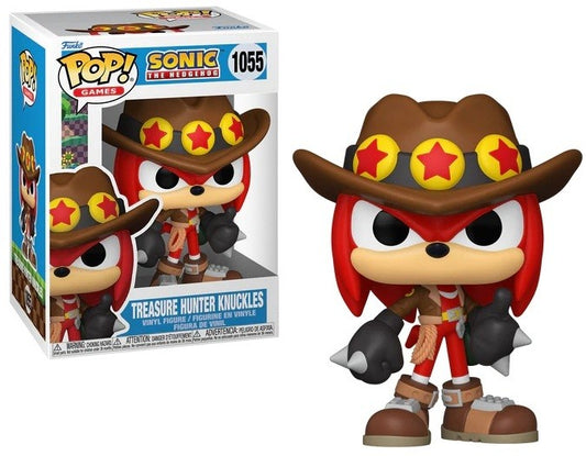 SONIC THE HEDGEHOG - POP FUNKO VINYL FIGURE 1055 TREASURE HUNTER KNUCKLES 9CM