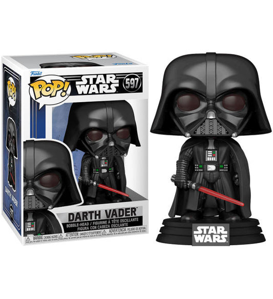 STAR WARS: NEW CLASSIC - POP FUNKO VINYL FIGURE 597 DARTH VADER 9CM