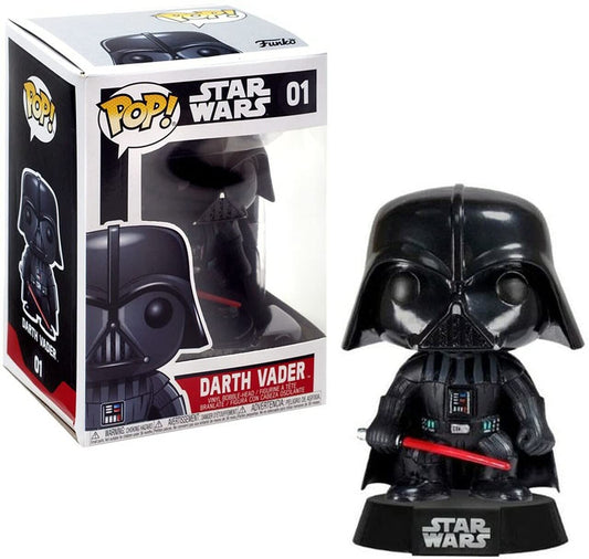 STAR WARS - POP FUNKO VINYL FIGURE 01 DARTH VADER 10 CM