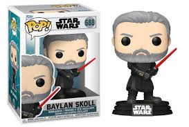 STAR WARS: ASHOKA - POP FUNKO VINYL FIGURE 688 BAYLAN SKOLL 9CM