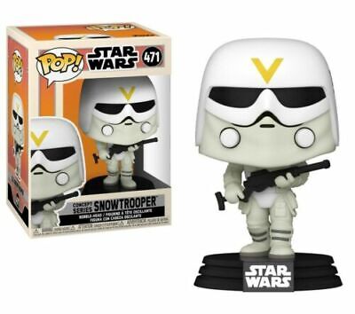 STAR WARS: CONCEPT SERIES - POP FUNKO VINYL FIGURE 471 SNOWTROOPER 9CM