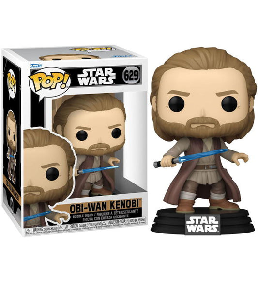 STAR WARS: OBI-WAN KENOBI S2 - POP FUNKO VINYL FIGURE 629 - OBI-WAN (BATTLE POSE) 9CM