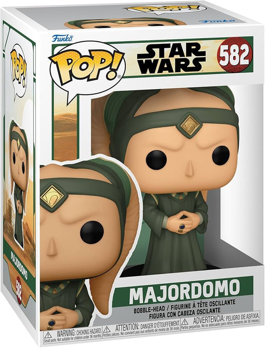 STAR WARS: THE BOOK OF BOBA FETT - POP FUNKO VINYL FIGURE 582 MAJORDOMO 9CM