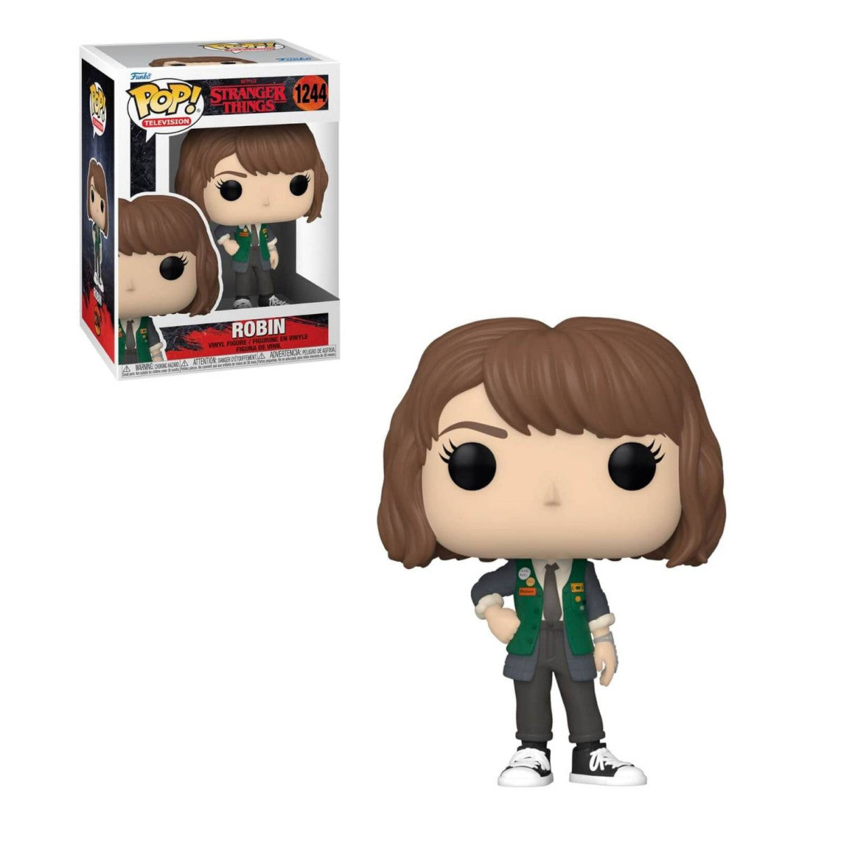 STRANGER THINGS - POP FUNKO VINYL FIGURE 1244 ROBIN 9CM