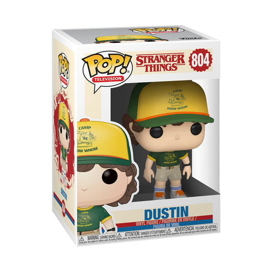 STRANGER THINGS - POP FUNKO VINYL FIGURE 804 DUSTIN 9CM