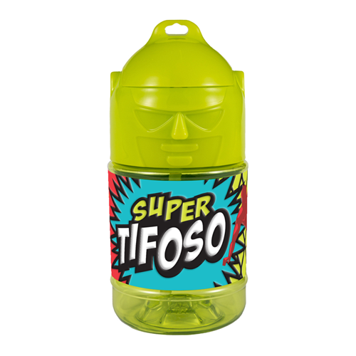 🦸♂️ Borraccia con Cannuccia Personalizzata Super Eroe 300 ml