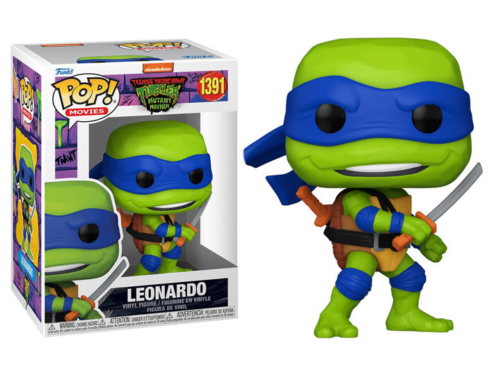 TEENAGE MUTANT NINJA TURTLES - POP FUNKO VINYL FIGURE 1391 LEONARDO 9CM