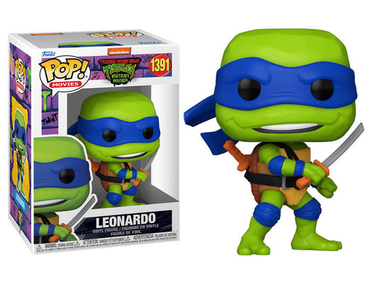 TEENAGE MUTANT NINJA TURTLES - POP FUNKO VINYL FIGURE 1391 LEONARDO 9CM