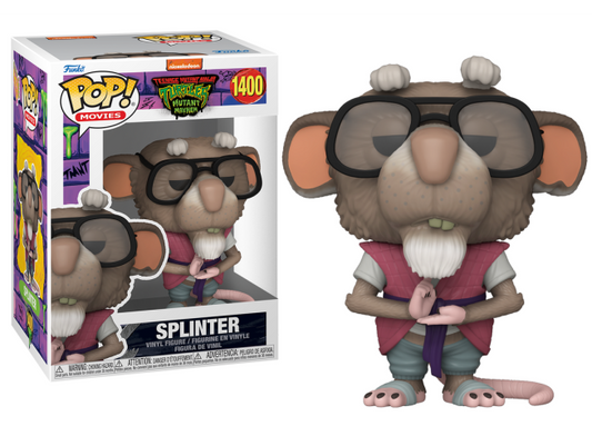 TEENAGE MUTANT NINJA TURTLES - POP FUNKO VINYL FIGURE 1400 SPLINTER 9CM