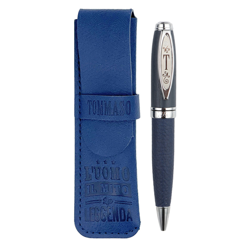 ✍️ Penna in Bamboo Personalizzata con Astuccio in Simil Pelle