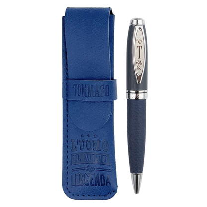 ✍️ Penna in Bamboo Personalizzata con Astuccio in Simil Pelle