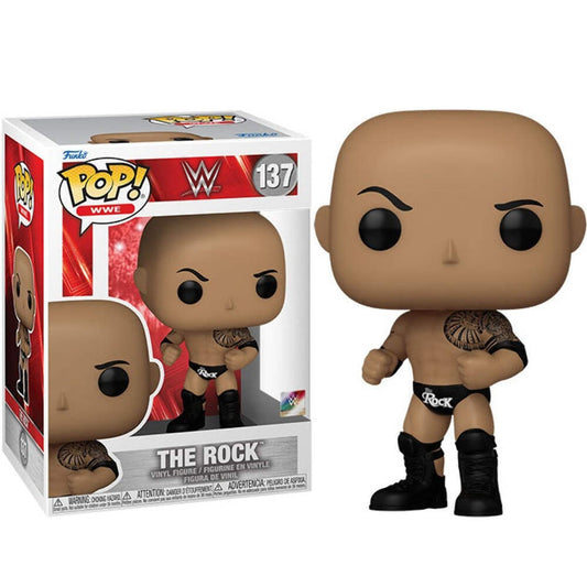 WWE - POP FUNKO VINYL FIGURE 137 THE ROCK (FINAL) 9CM