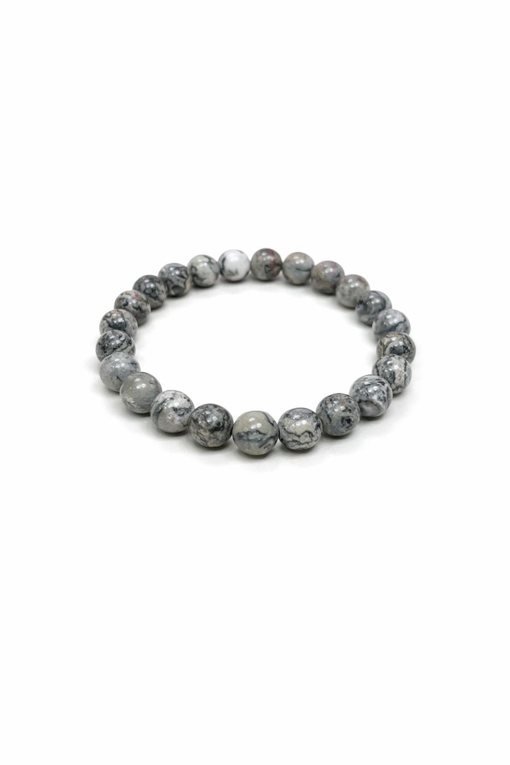 Bracciale Pietre Naturali 6 mm – Eleganza Minimal e Stile Autentico